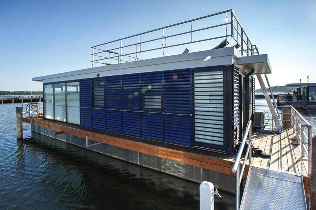 Hausboot Floating Houses Blue Active In Ribnitz-Damgarten Kültér fotó